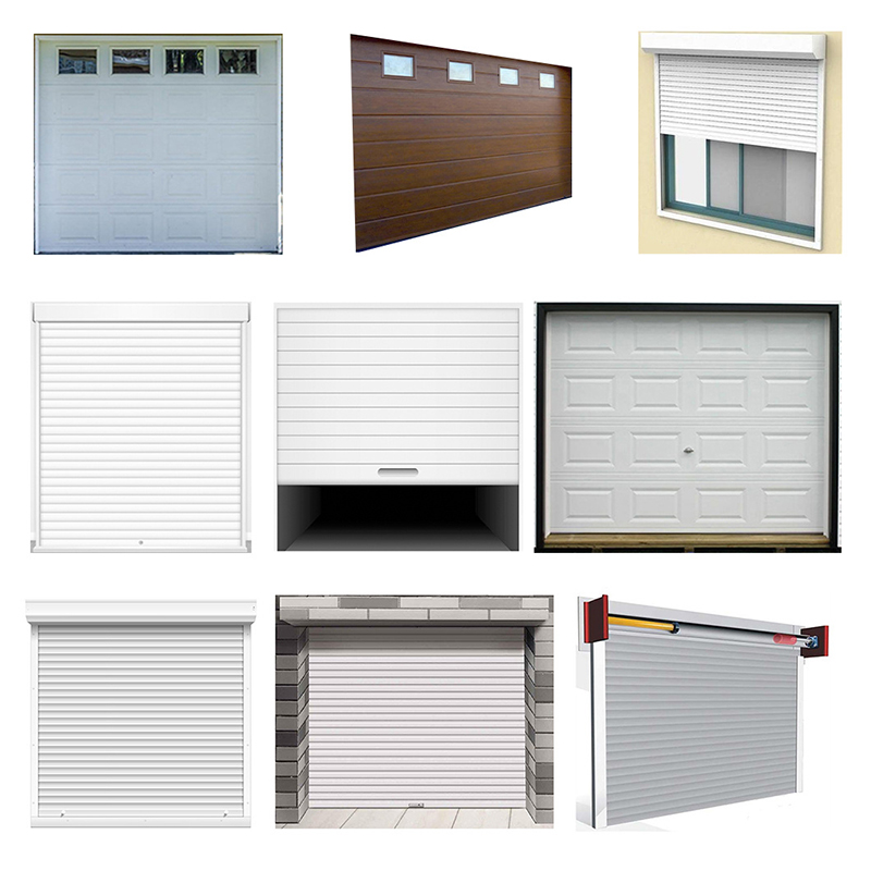 Hot Selling White Color Overbead Accordsion Sectional 8*7 Garage Door Multifunktionel Beautiful Appance Sectional with Windows Automatic 8*7 Garage Door Professionel 500Mm Bredde Panel Afforable Overhead Doors Brugte Garage Doors Sale