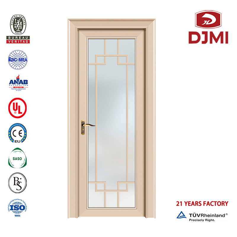 New Design China Solid Wood Doors Glas Male Design Indendørs Wpc Door UaeBrand New Wood Bedroom Badeværelse Glass Dubai Wpc Door Hot Selling Waterproject Pu Panel Wpc Composite Door