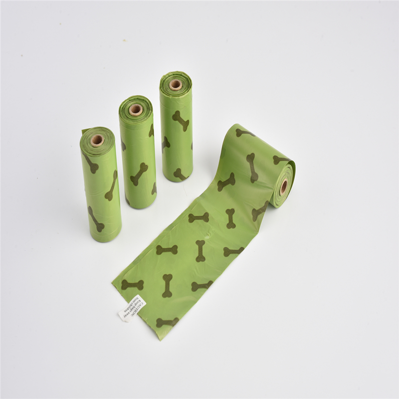 Komponentielle bionedbrydelige hundeaffaldssække til selskabsdyr