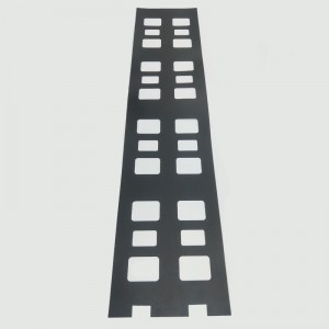 0.175mmPC isolerende plade sort, højtemperaturbestandig flammehæmmer isolerende gasforarbejdnings- og specialfabrikant