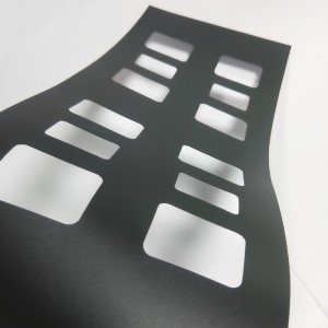 0.175mmPC isolerende plade sort, højtemperaturbestandig flammehæmmer isolerende gasforarbejdnings- og specialfabrikant