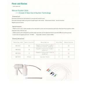 Safety nødsituation Manual Sugation Pump