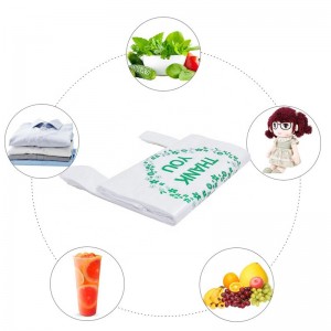 Komponistiske bionedbrydelige indkøbsposer T-shirts