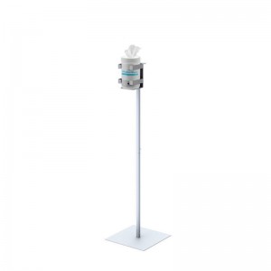 TMJ707 Oversvømmelse til Stående Hånd Sanitizer Dispensation Stand with Sign Holder Portable Hand Sanitizing Stand Display