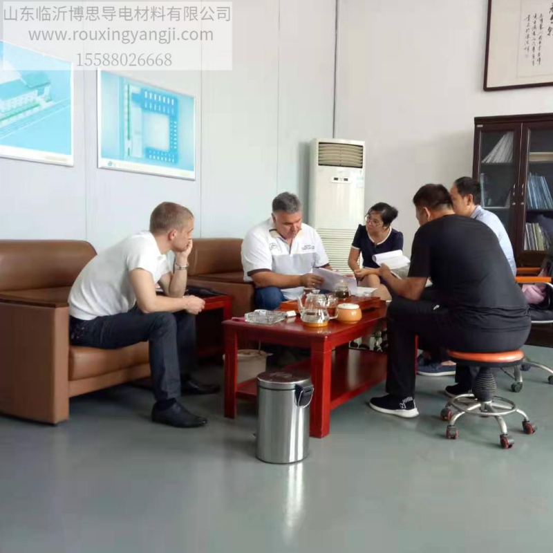 Russiske kunder besøgte vores firma for forretninger