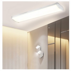Linkbar LED ombrydning omkring Flushmount Light 4ft, LED Shop light for Garage - 5000K, ETL og Energy Star Certified, LED Linear Indor Lights, LED Ceail Light