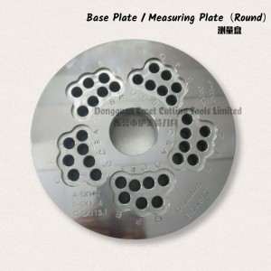 Emet skæreværktøj \\/ fastspændingsværktøj til emne \\/ bundplade (rund \\/ rektangulær \\/ uregelmæssig)