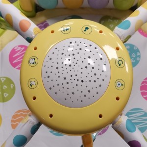 Plastisk rund babyaktivitet playmat/legestue -and