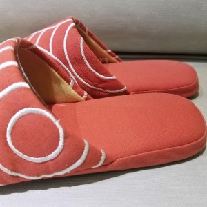 Japansk Embordiery Mule Slippers