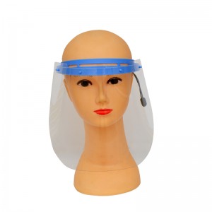 2020 Factory Price 0.35mm Clear Visor Face Shield Anti-tåge Face Shield Clear Face Shield Plastic