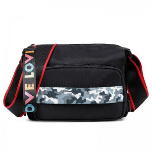 Fabrikant Engros 2020 Nye Fashion Women \\\\\\\\ \'s lille firkantet taskenylon lynlås mobiltelefon taske enkelt skulder diagonal cross taske Tilpas