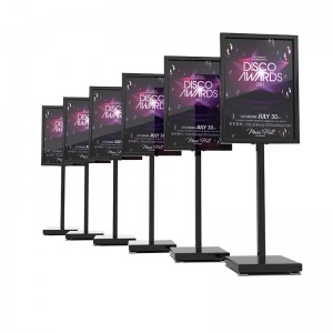 TMJ PP-554 Hot salg Gulvstativ A4 Justerbar papirholder A3 plakatvisning