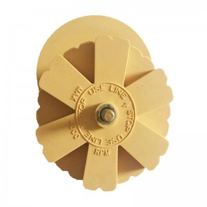 Hot Sale Gummiiraser Wheel Decal Exchange Decal Wheel Decal Car Wallpaper Værktøjer til polering af keramisk materiale