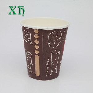 10oz brune kaffepapirkopper, hvordan man laver en papirkop til at gå