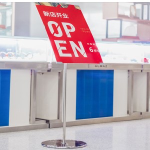 TMJ PP-557 Billig udendørs plakat Roll Up Banner Frame Advertising Display Stand