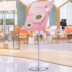 TMJ PP-557 Billig udendørs plakat Roll Up Banner Frame Advertising Display Stand