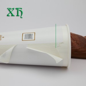 20oz dobbeltvæggede engangspapirkaffe kopper