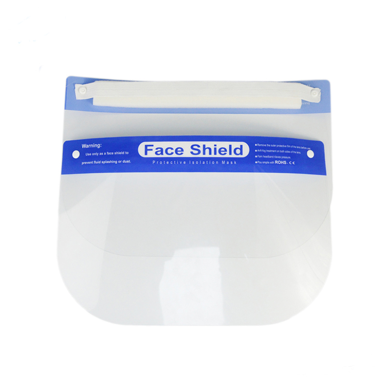 2021 Store linser Transparent anti Fog Protective Bubble Face Shield with Elastic Headbånd