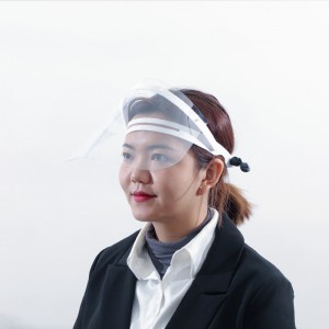 Ny mode anti-tåge fuld klar farverig tonet justerbar ansigtsskærm plastik