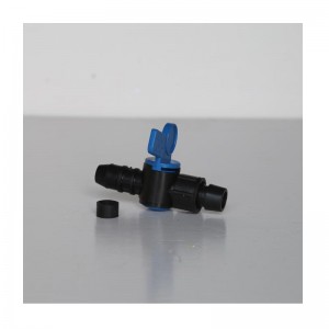 Ventilen til sluse med gummiring