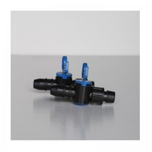 Ventilen til sluse med gummiring