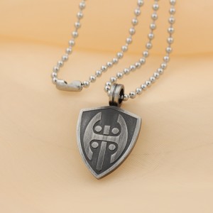 Engros rustfrit stål anti sort vedhæng Italien halskæde