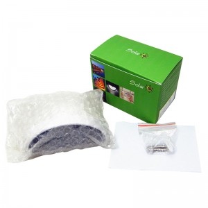 Væglampe til halvsirkel sol