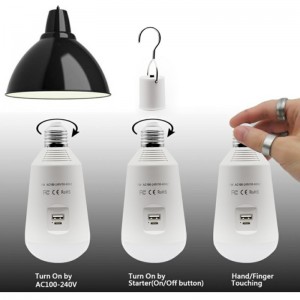 Sollys med dobbeltpære