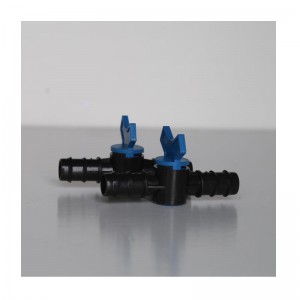 Ventilen med indlejret kobling af PE drop