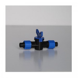 Ventilen med indlejret kobling af PE drop