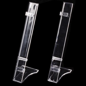 TMJ PP- 587 Ryd acrylic Single Watch Display Rack Holder Curve Plastic Wrist Watch Stands