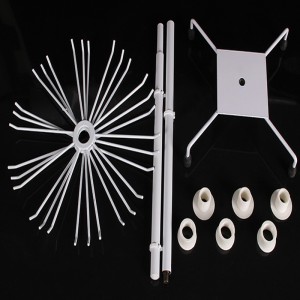 TMJ PP-588 Factory custom OEM acryl juvelers display acryl roterende ørerstand