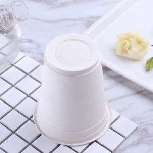 Specialtrykte miljøvenlige komposterbare kaffekopper engangs majsstivelse kopper biologisk nedbrydelige produkter