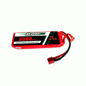 HD POWER 3500mAh 75C 3S 11.1V lipo batteri