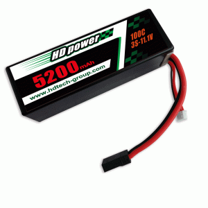 HD 5200mAh 100C 3S 11.1V Hårdt etui RC bilbatteri