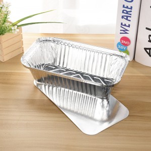 Engangs mad Brug aluminiumsfolie Takeaway madbeholder Biologisk nedbrydeligt aluminiumsfolie mad madpakke