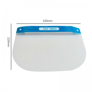 2021 EN 166 Ansigtsbeskyttelse Antifog Ansigtsskærm Ridsefri beskyttelsesskærm med fuld ansigt