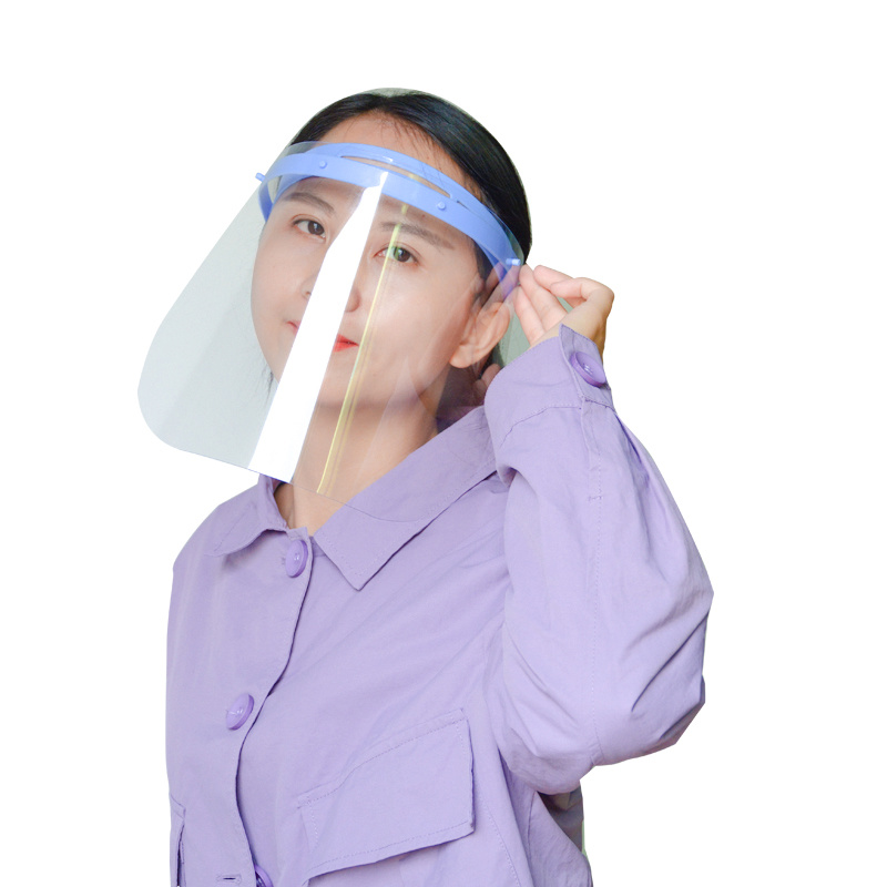 Custom Anti Splash Aftagelig Dental Visir Clear Justerbar Face Shield Til salg