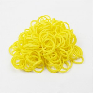 Fabriks direkte engangs farve lille størrelse gummibånd buket datakabel stroppering høj elastik og aldringsmodstand gummiring