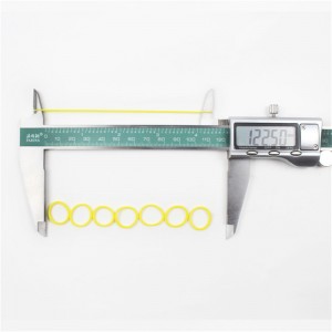 Fabriks direkte engangs farve lille størrelse gummibånd buket datakabel stroppering høj elastik og aldringsmodstand gummiring