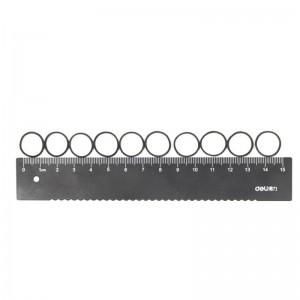 Spot engros diameter 0,8 tommer sort engangs høj elastisk gummibånd hår gummibånd