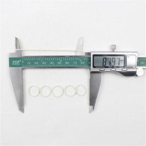 Faktisk direkte salg mini hvide elastikker med høj elasticitetsstyrke sejhed gummiring til datalinjebundt