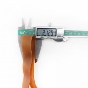 Producentens specialspecifikationer elastikbånd slidstærke og høje temperaturbestandige primærfarvede elastikker