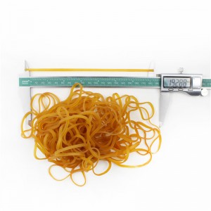 Producenter brugerdefinerede forlængede og udvidede gummibånd druerbare høj temperatur og anti-aging gul gummi