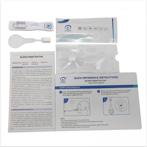 V-CHEK ™ 2019-nCoV Ag Rapid Test Kit, let og enkel spytpind