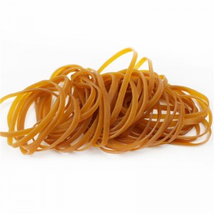 Brugerdefineretnaturgummi Materiale Holdbar Højtemperatur Anti-Aging Natural Color Crab Binding Rubber Band