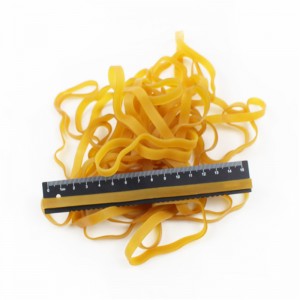 Fabrikanter brugerdefinerede forlængede og udvidede gummibånd Druable High Temperature og Anti-Aging Yellow Rubber Belt