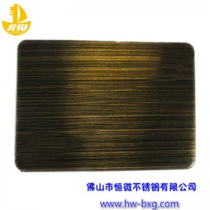 Farve rustfrit ståltråd tegnebrætnr. 6