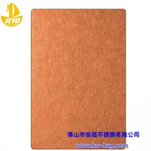 Farve rustfrit stål tilfældigt mønsterbrætnr. 3