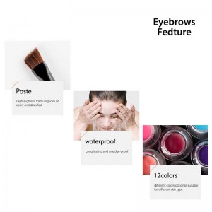 Privat label Super Vandtæt øjenbryn Cream